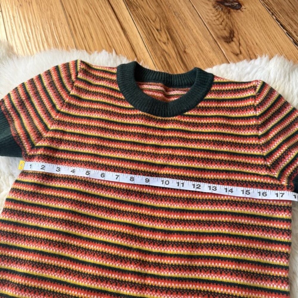 Cider Knit Vintage Style Short Sleeve Sweater Size Medium - Picture 4 of 6